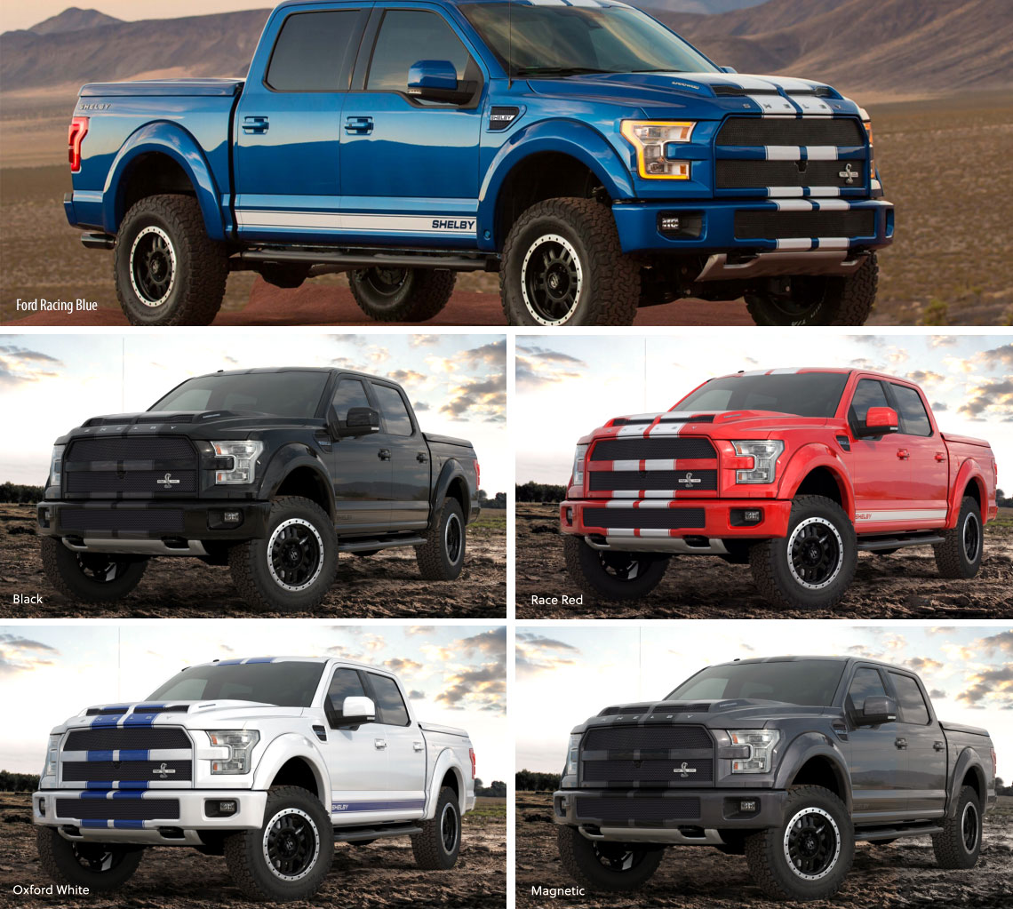 couleurs shelby f150