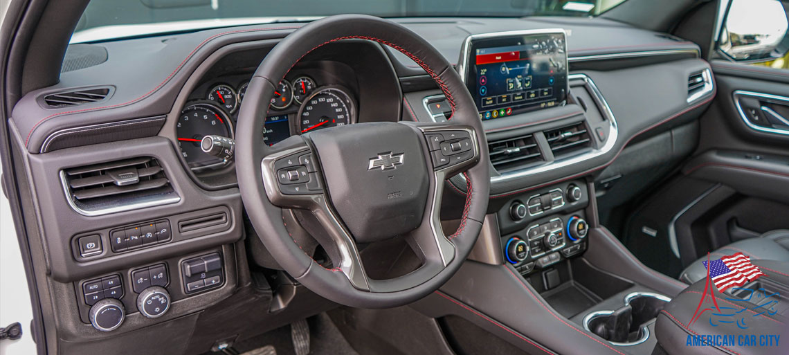 intérieur noir chevrolet suburban