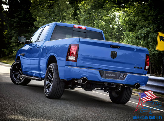 arrière ram 1500 2018 hydro blue