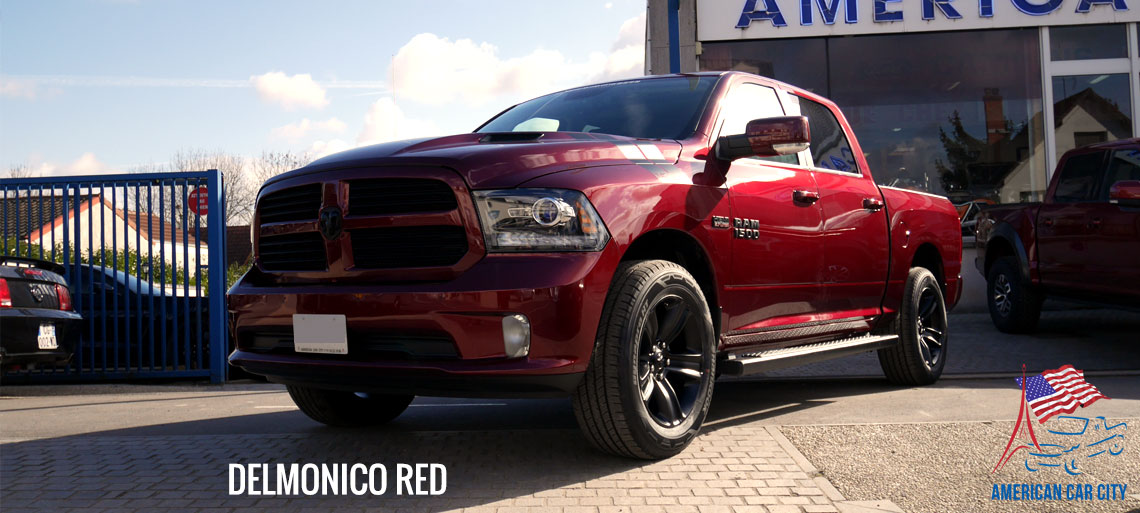 dodge ram black edition delmonico red