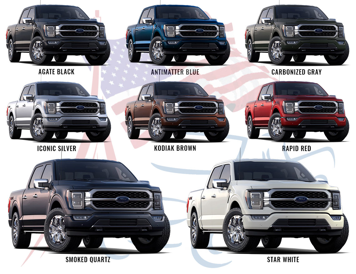 couleurs ford f150