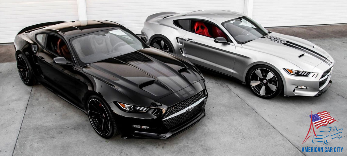 duo mustang rocket noire et grise