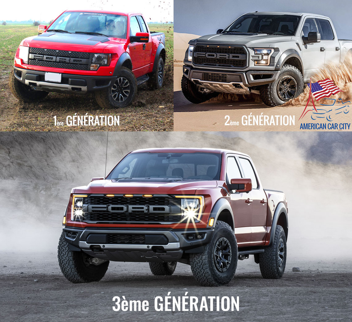 ford raptor evolution