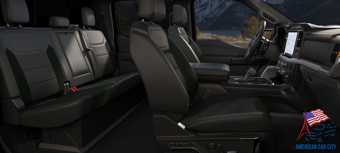 interieur cuir noir ford raptor