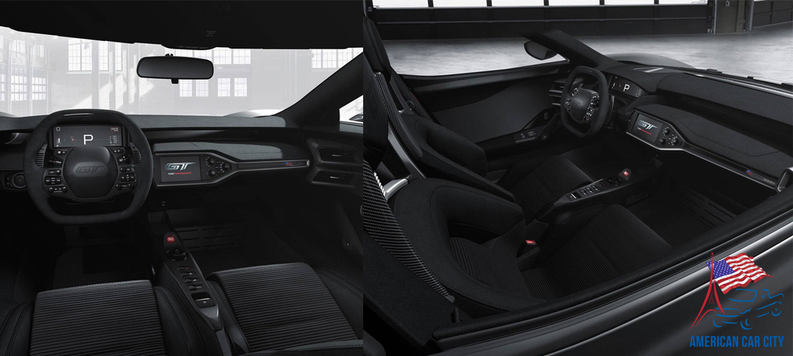 intérieur ford gt dark energy