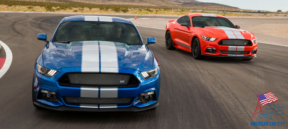 shelby mustang gte bleue rouge