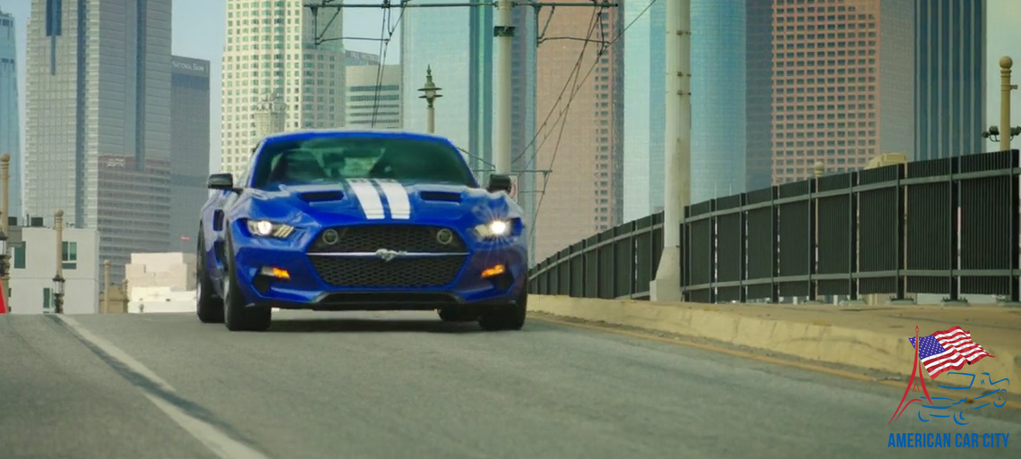 mustang rocket bleue