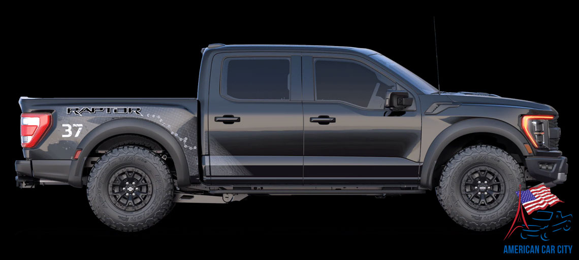 ford raptor noir profil