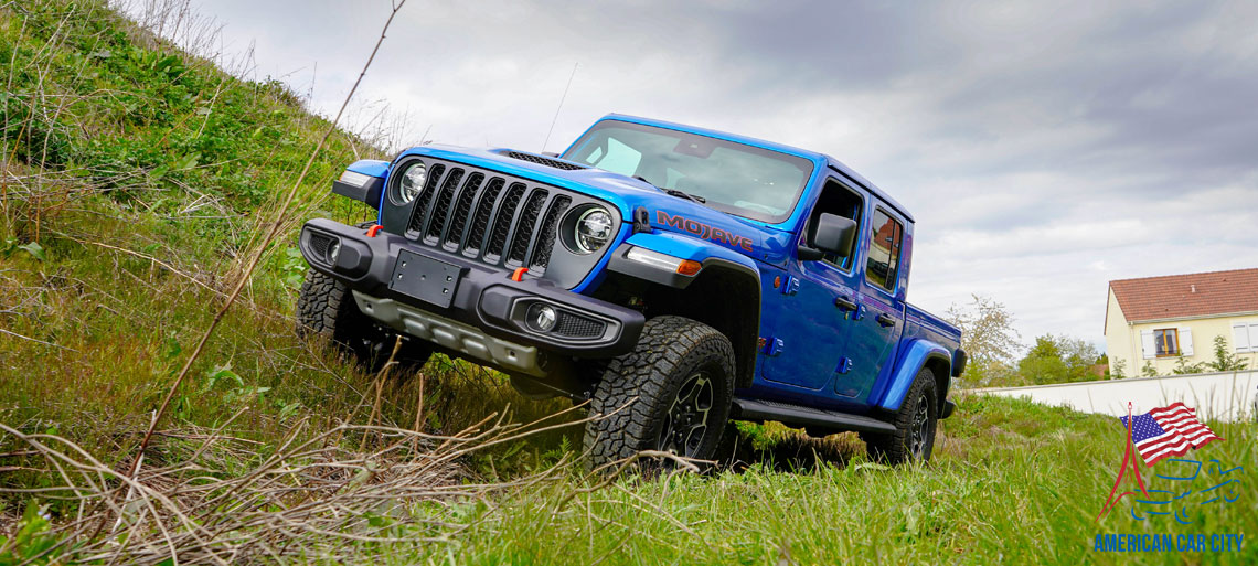 jeep gladiator Mojave bleu