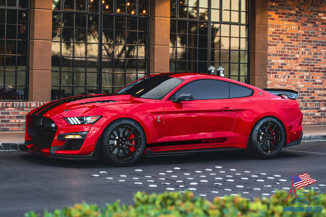 shelby gt500 kr rouge