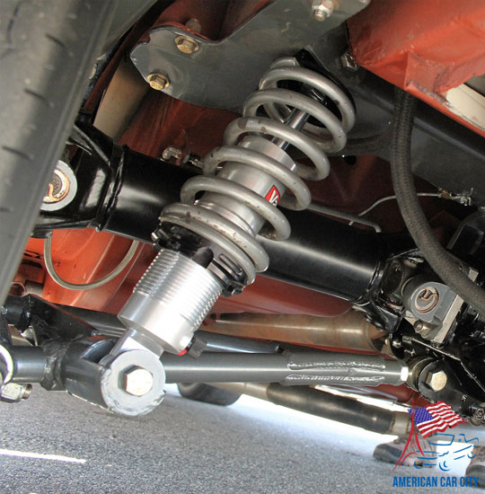 suspension arrière indépendante shelby gt350r 1965