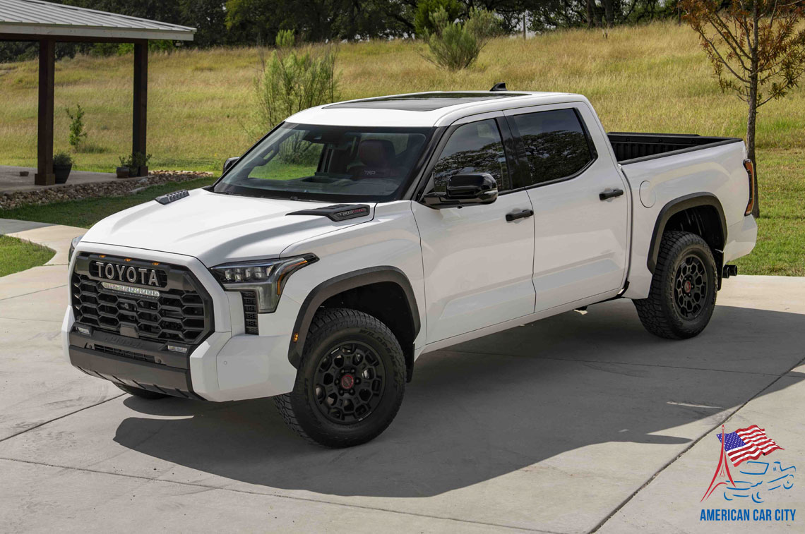 toyota tundra trd pro blanc