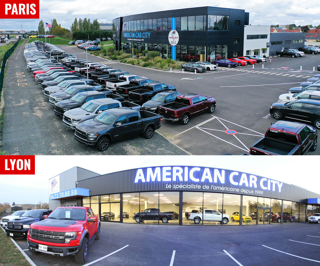 showroom american car city paris lyon