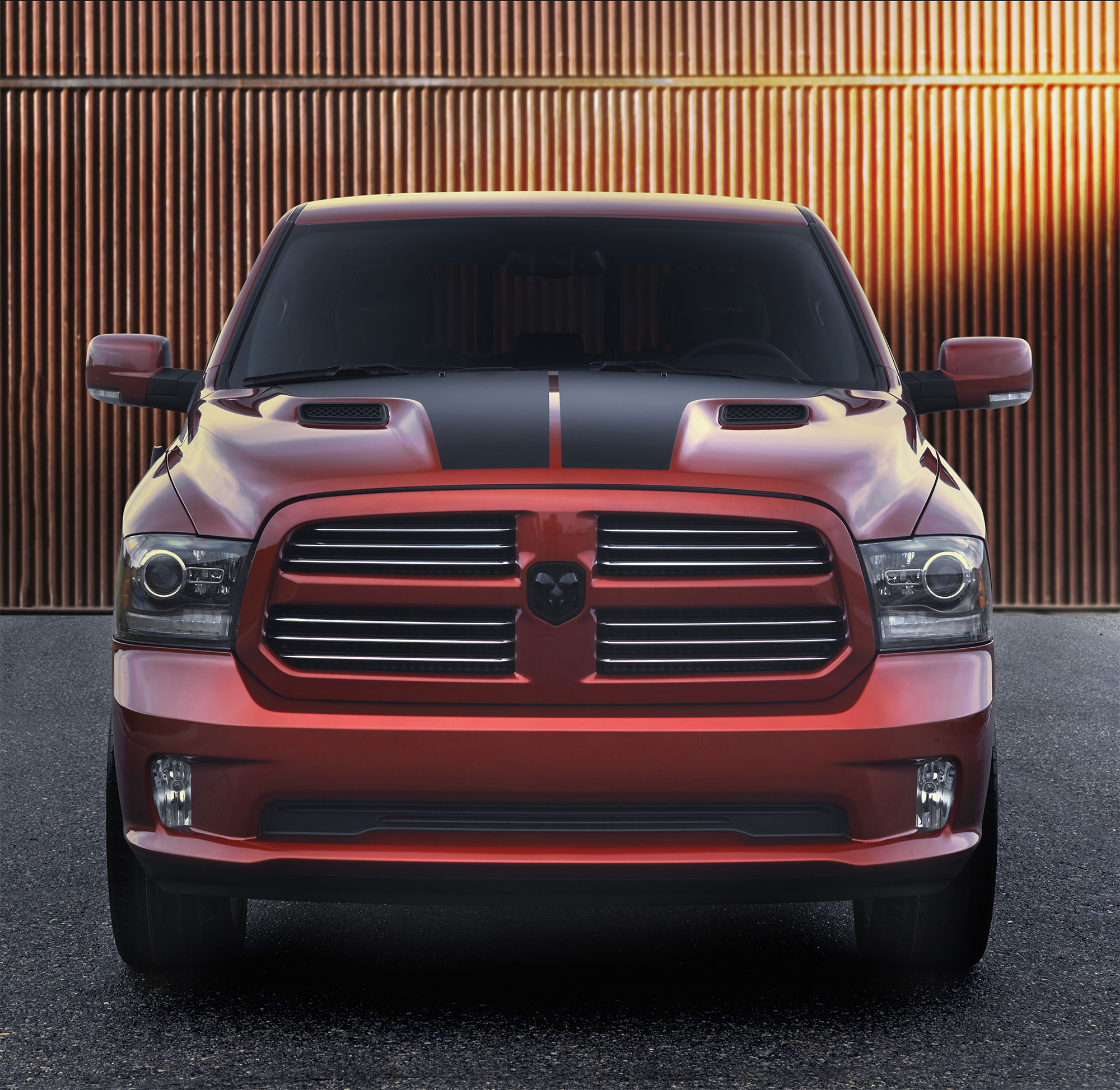 capot ram 1500 sport copper edition