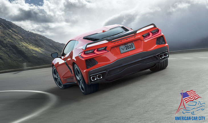 arrière chevrolet corvette c8