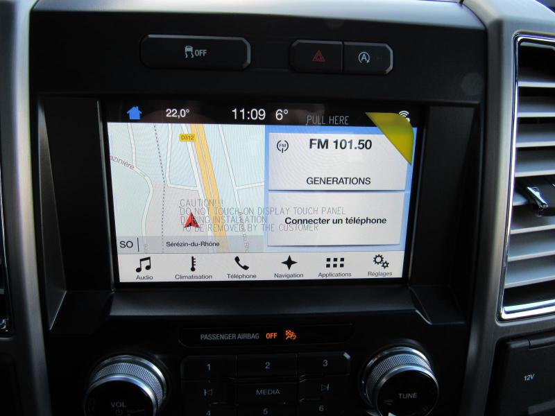 Conversion GPS Europe Origine Ford de 2016-2018