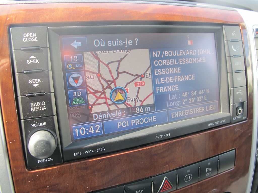 GPS Europe Chrysler/Jeep/Dodge 2009-2012