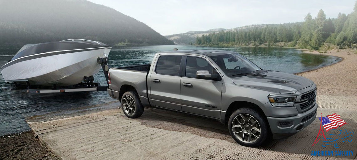 dodge ram 2019 tractant bateau