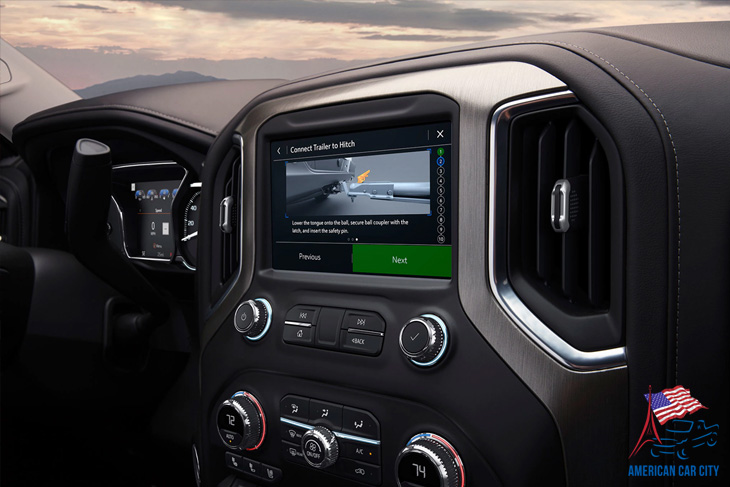 intérieur GMC Sierra Denali 2019