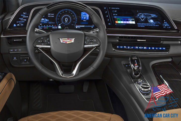 intérieur cadillac escalade 2021