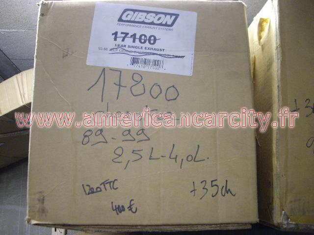 Echappement performance GIBSON JEEP CHEROKEE