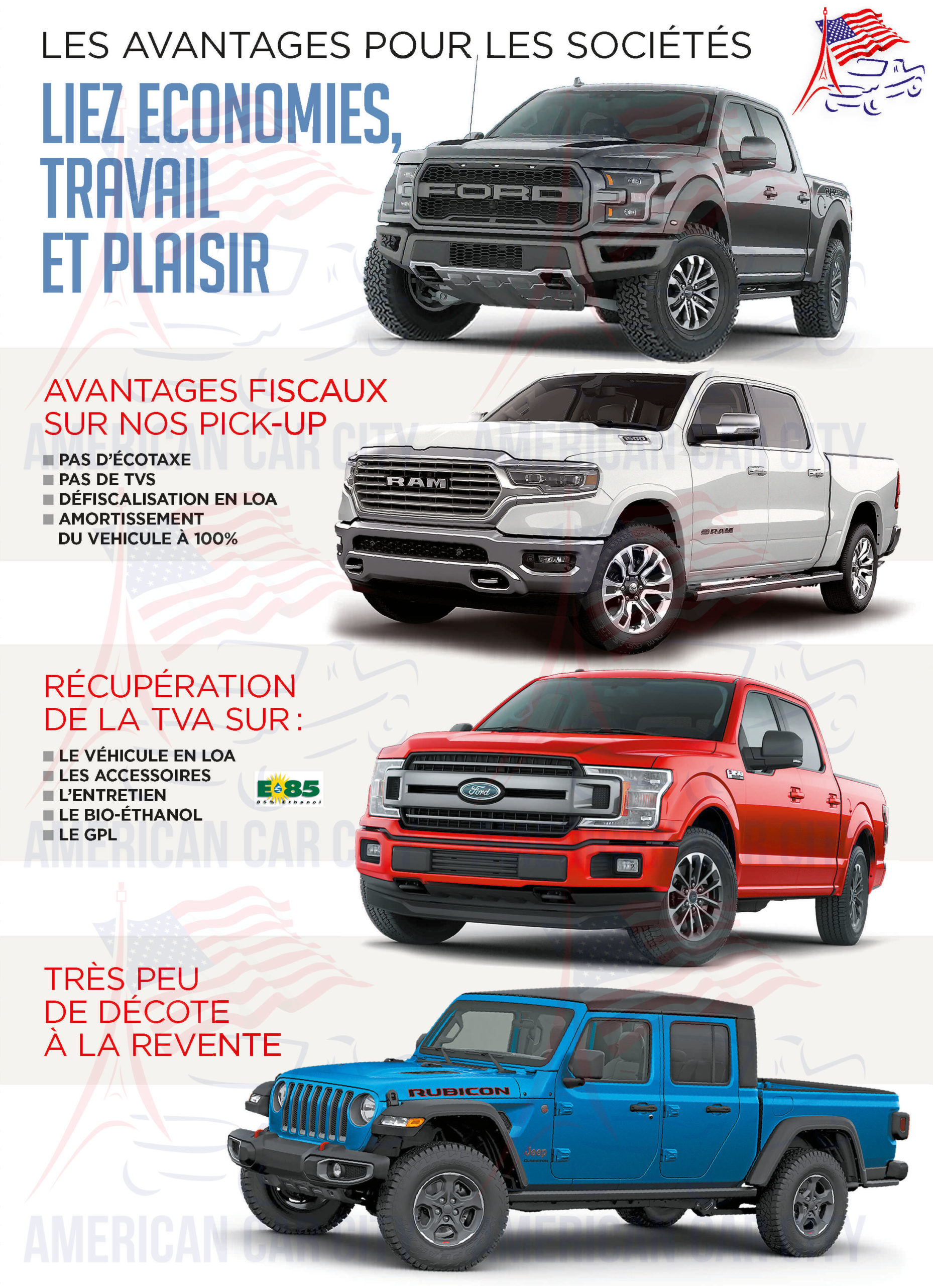 avantages-societes-pickups-americains