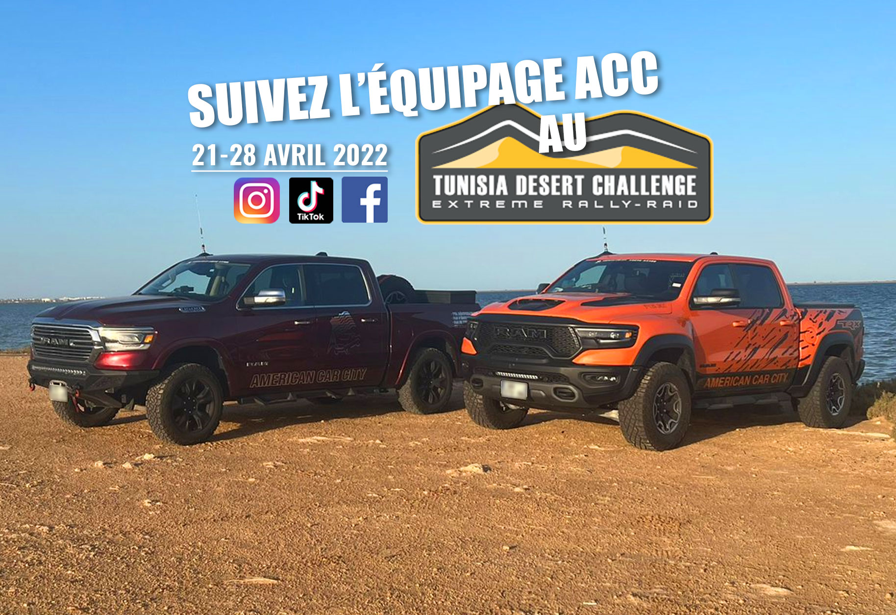 tunisia desert challenge 2022 - american car city